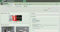Desktop Screenshot of hydestock.deviantart.com