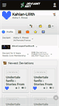 Mobile Screenshot of kahlan-lilith.deviantart.com