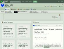 Tablet Screenshot of kahlan-lilith.deviantart.com