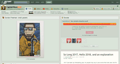 Desktop Screenshot of captainface.deviantart.com