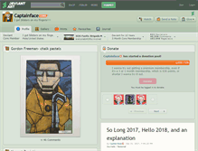 Tablet Screenshot of captainface.deviantart.com