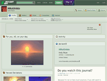Tablet Screenshot of mikounisto.deviantart.com