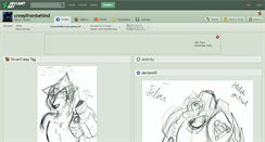 Desktop Screenshot of creepfrombehind.deviantart.com