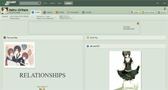 Desktop Screenshot of mairu--orihara.deviantart.com