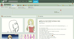 Desktop Screenshot of animemuch.deviantart.com