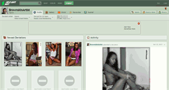 Desktop Screenshot of brownskinartist.deviantart.com