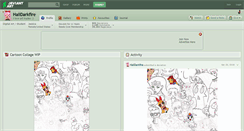 Desktop Screenshot of halidarkfire.deviantart.com
