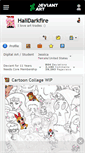Mobile Screenshot of halidarkfire.deviantart.com