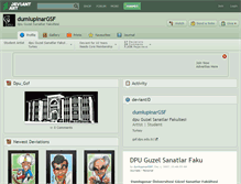 Tablet Screenshot of dumlupinargsf.deviantart.com