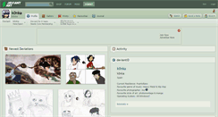 Desktop Screenshot of k0nka.deviantart.com
