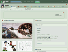 Tablet Screenshot of k0nka.deviantart.com