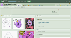 Desktop Screenshot of lumpy-space-princess.deviantart.com