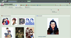 Desktop Screenshot of mokona-madoki.deviantart.com