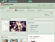 Tablet Screenshot of orihime-x-rukia.deviantart.com