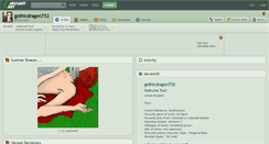 Desktop Screenshot of gothicdragon752.deviantart.com