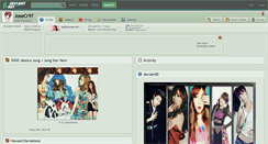 Desktop Screenshot of josecr97.deviantart.com