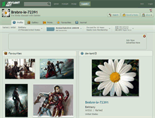 Tablet Screenshot of brebre-le-72391.deviantart.com