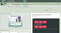 Desktop Screenshot of kandlin.deviantart.com