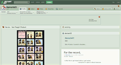 Desktop Screenshot of memorie01.deviantart.com