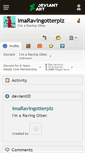 Mobile Screenshot of imaravingotterplz.deviantart.com
