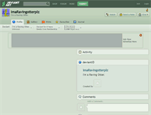 Tablet Screenshot of imaravingotterplz.deviantart.com