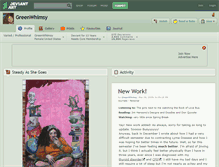 Tablet Screenshot of greenwhimsy.deviantart.com