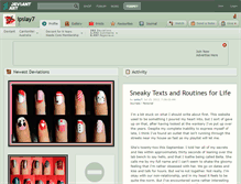 Tablet Screenshot of ipslay7.deviantart.com