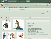 Tablet Screenshot of dettadetta94.deviantart.com