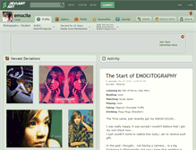 Tablet Screenshot of emocite.deviantart.com