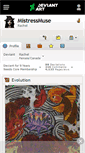 Mobile Screenshot of mistressmuse.deviantart.com