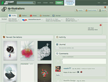 Tablet Screenshot of dp-illustrations.deviantart.com