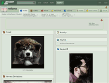Tablet Screenshot of nolizma.deviantart.com