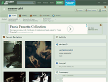 Tablet Screenshot of annamorosini.deviantart.com