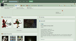 Desktop Screenshot of engis.deviantart.com