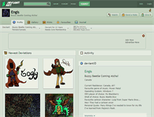 Tablet Screenshot of engis.deviantart.com