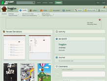 Tablet Screenshot of huggiyo.deviantart.com