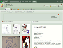 Tablet Screenshot of deidei-neko.deviantart.com