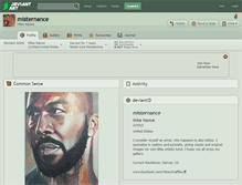 Tablet Screenshot of misternance.deviantart.com