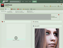 Tablet Screenshot of juleofjune.deviantart.com