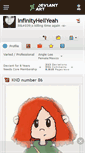 Mobile Screenshot of infinityhellyeah.deviantart.com