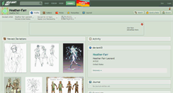 Desktop Screenshot of heather-farr.deviantart.com