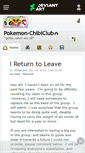 Mobile Screenshot of pokemon-chibiclub.deviantart.com