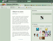 Tablet Screenshot of pokemon-chibiclub.deviantart.com