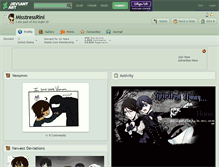 Tablet Screenshot of misstressrini.deviantart.com