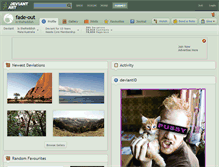 Tablet Screenshot of fade-out.deviantart.com