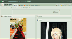 Desktop Screenshot of mistresstamara.deviantart.com