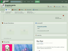 Tablet Screenshot of grupoacuarela.deviantart.com