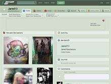 Tablet Screenshot of jared13.deviantart.com