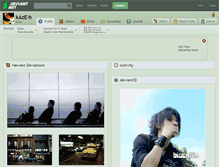 Tablet Screenshot of kaze-h.deviantart.com