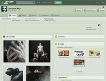 Tablet Screenshot of barrymckay.deviantart.com